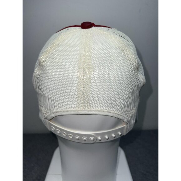 Vintage Winston Cup Series Hat Cap Snap Back Mens Red White NASCAR Racing 80s - Picture 5 of 8